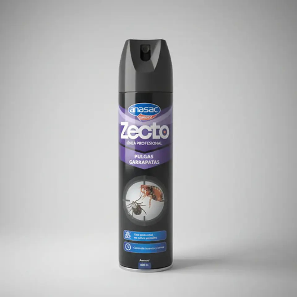 Insecticida Pulgas Y Garrapatas, Linea Profesional, 400 Cc. 8