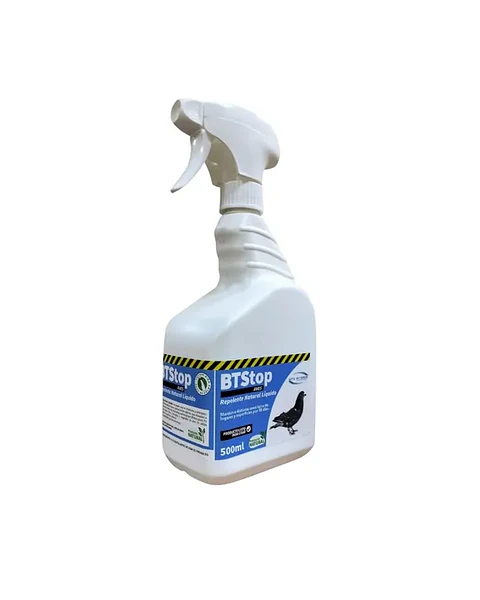 Repelente Natural Líquido, Aves , Palomas. Btstop, 500ml.