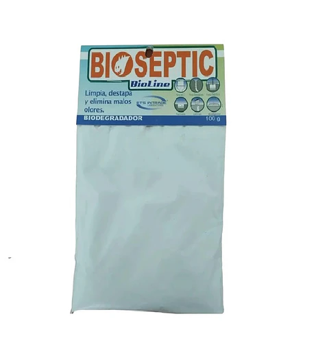 Bioenzimas Cañerias,desagües Y Pozos Sépticos,bioseptic,100g