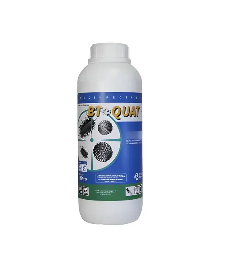 Amonio  Cuaternario. Desinfectante Líquido Bt-quat 2,5% 1l 1