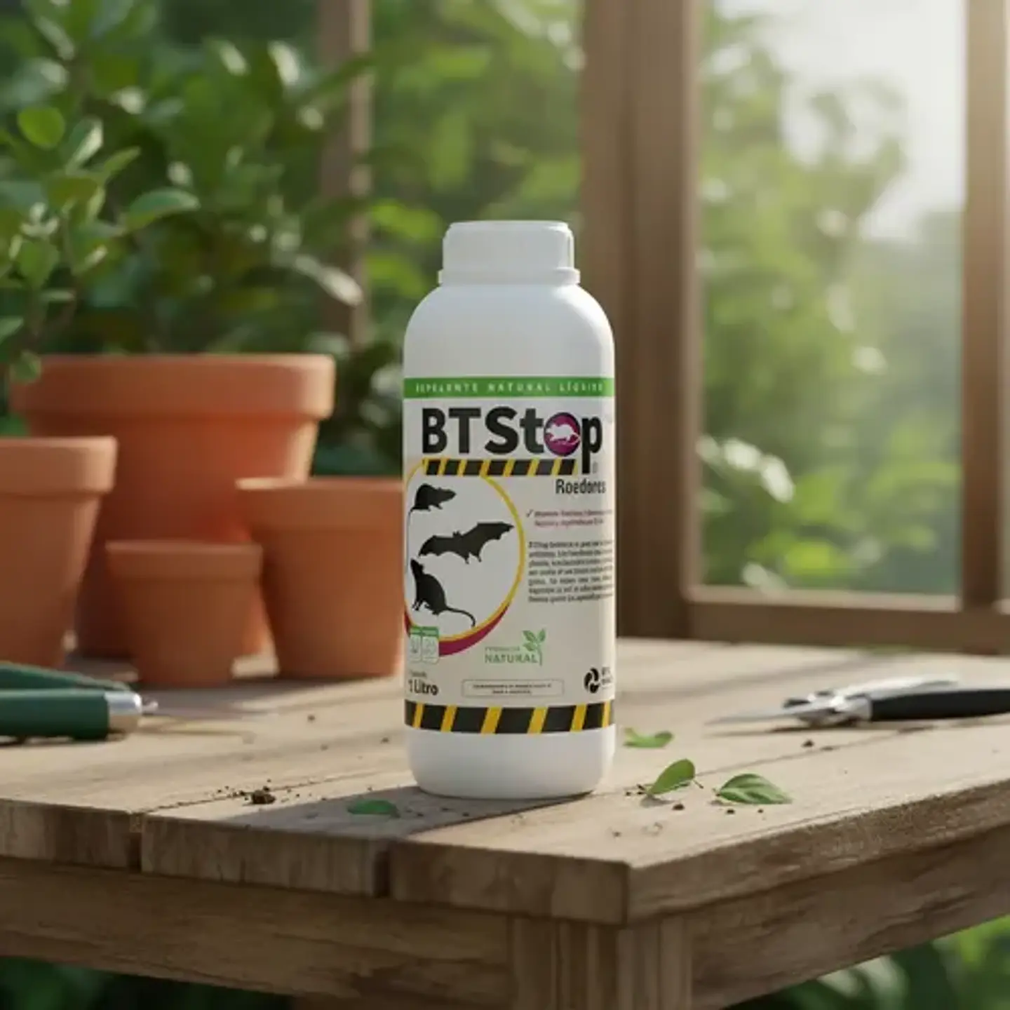 Repelente Líquido Btstop 1 L Para Roedores. 2