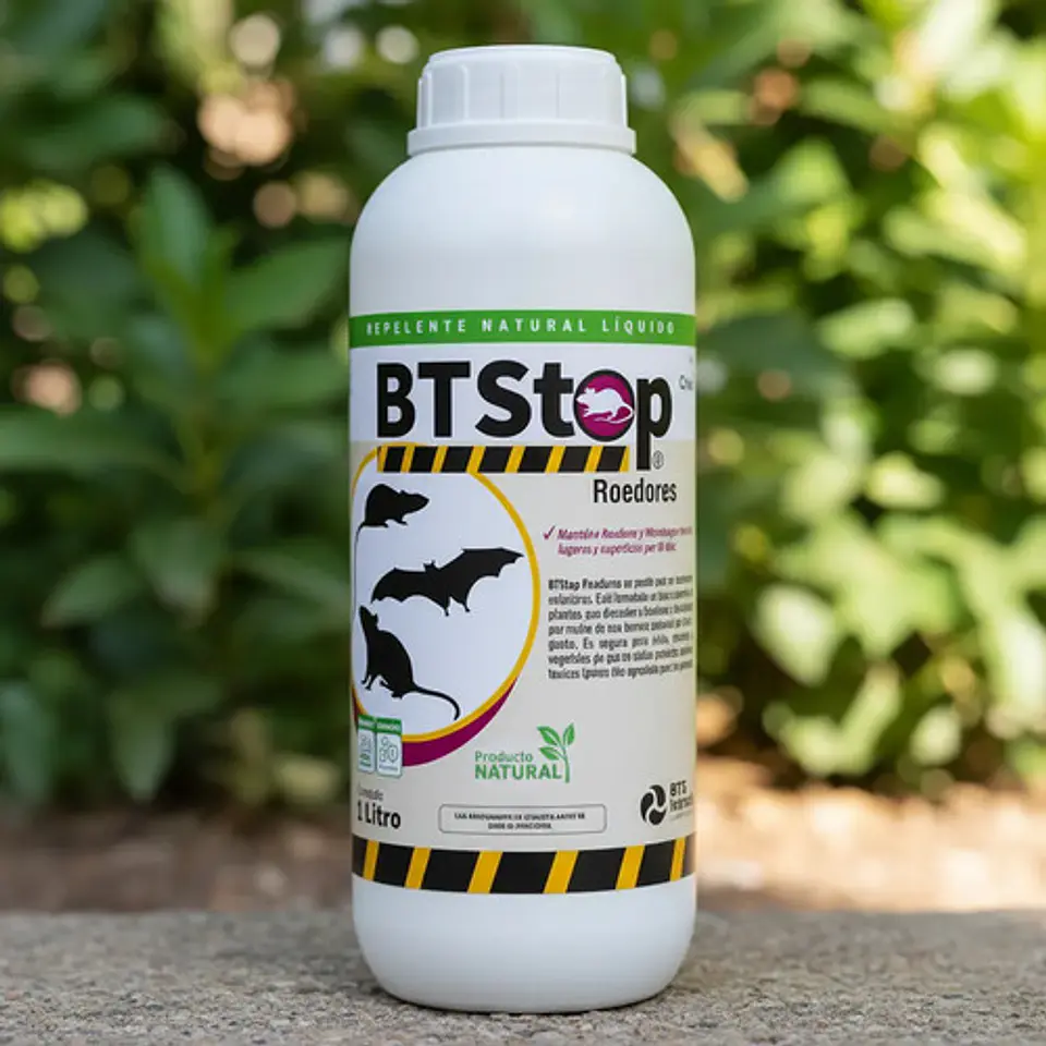 Repelente Líquido Btstop 1 L Para Roedores. 4