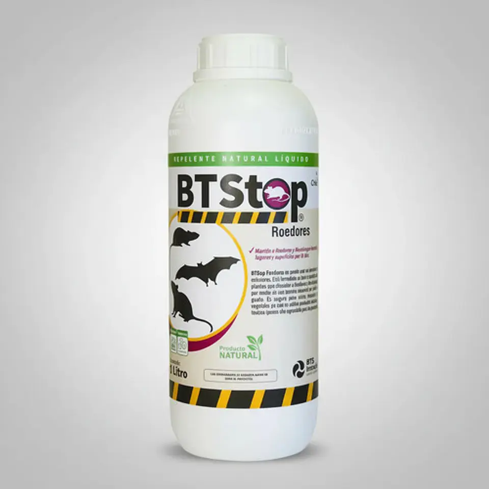 Repelente Líquido Btstop 1 L Para Roedores. 5
