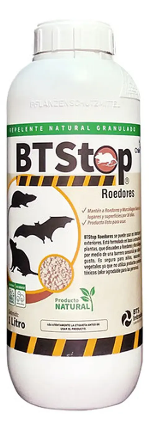 Repelente Graulado Btstop Roedores, 750 G.