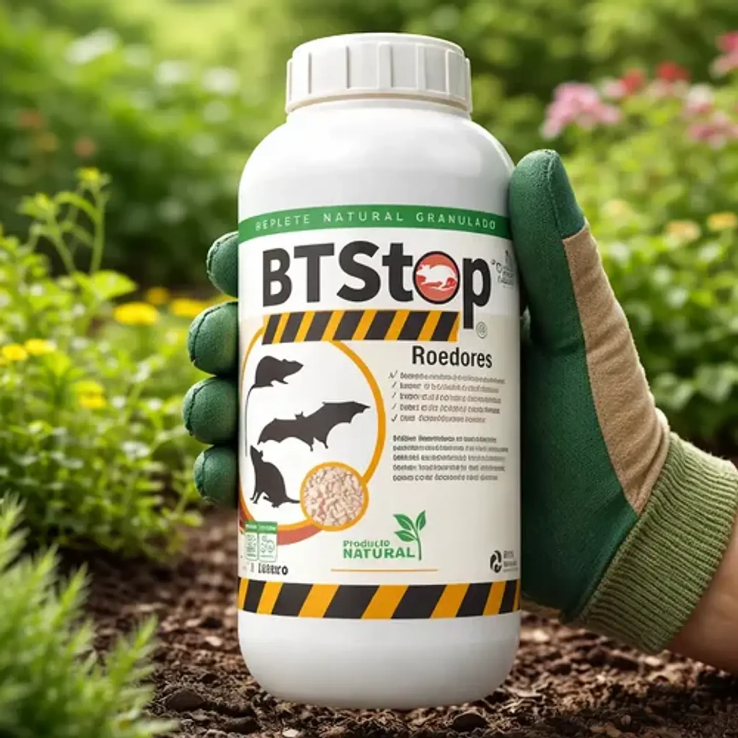 Repelente Graulado Btstop Roedores, 750 G. 3