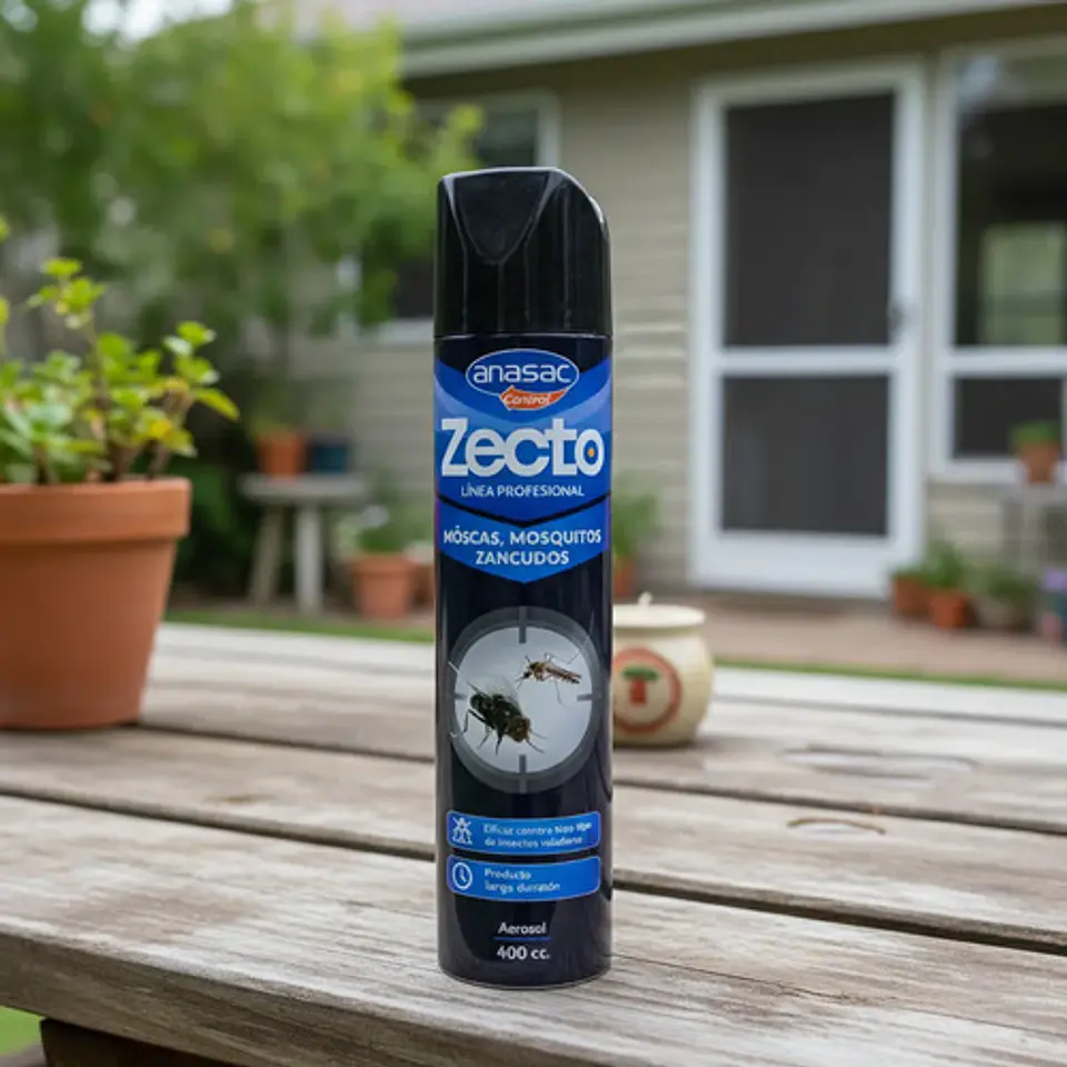 Insecticida Moscas, Mosquitos Y Zancudos, Anasac 400cc 2