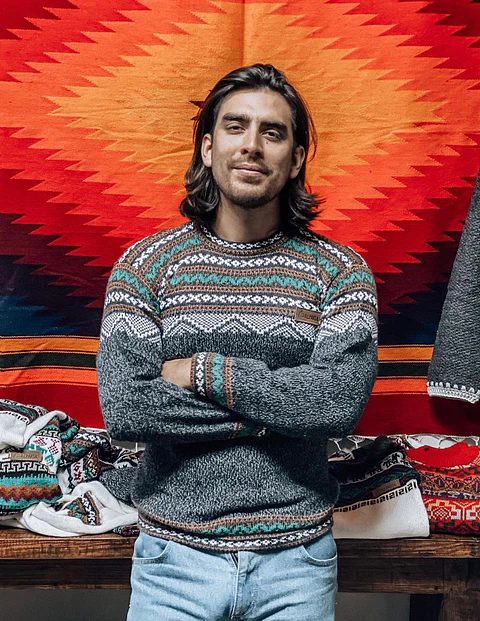 Chaleco Andino Gris Claro