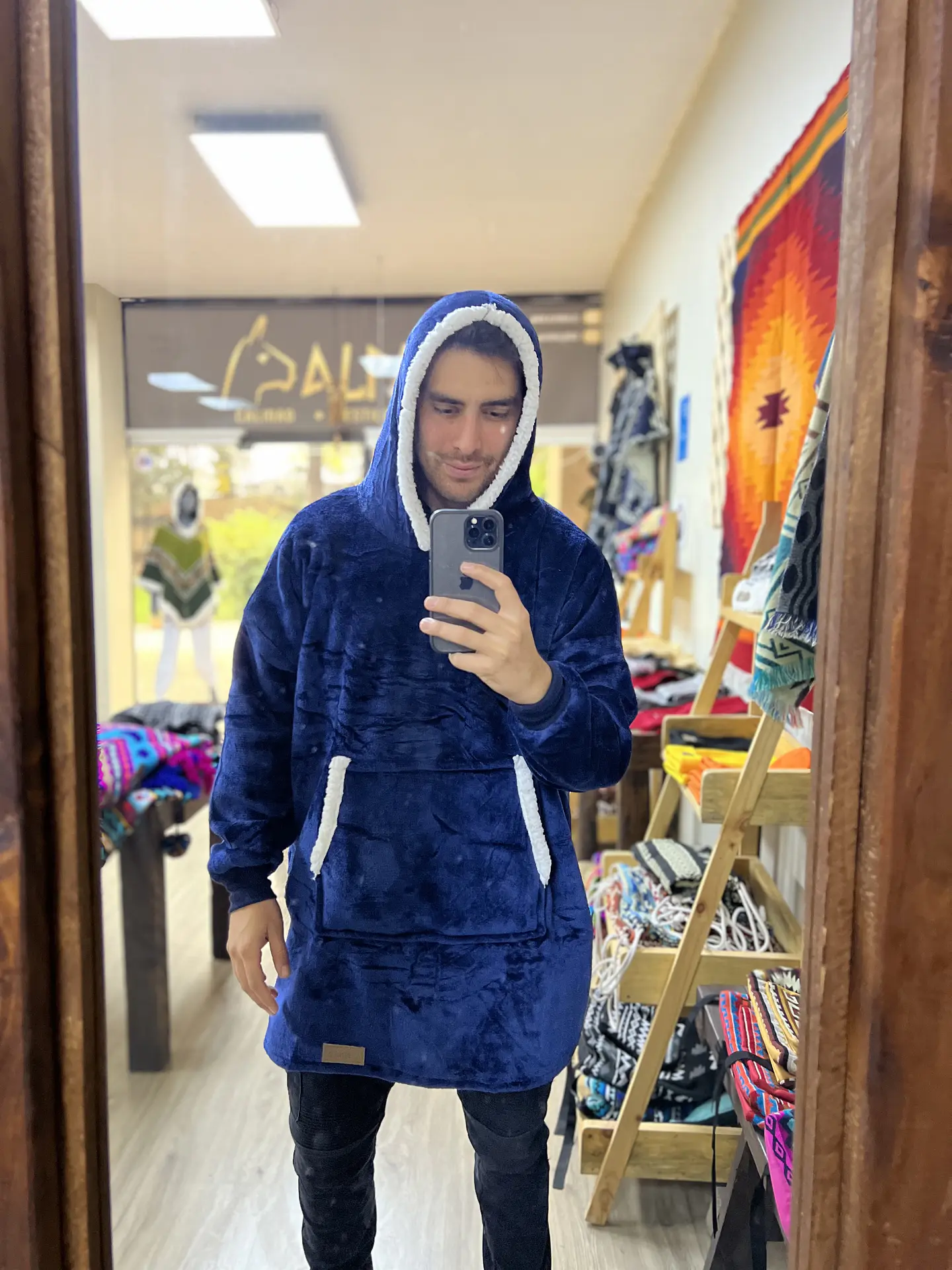 Poleron Chiporro Alpakia Azul 2