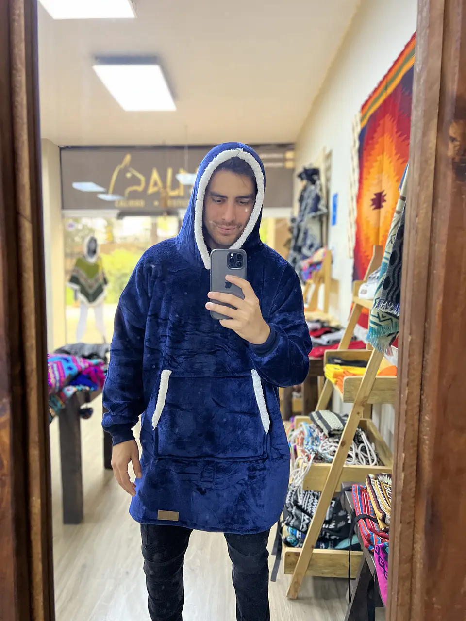 Poleron Chiporro Alpakia Azul 2