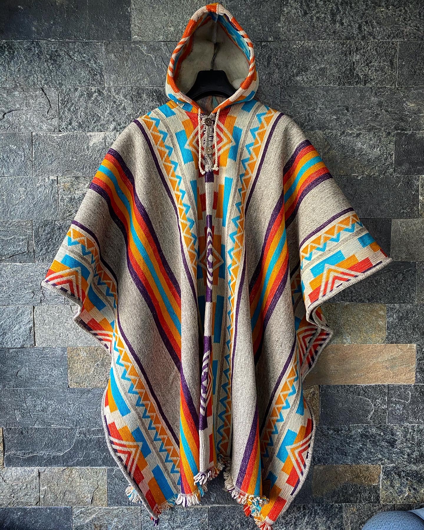 Poncho telar full color