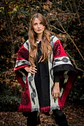 Red Tribal Poncho - vignette 3