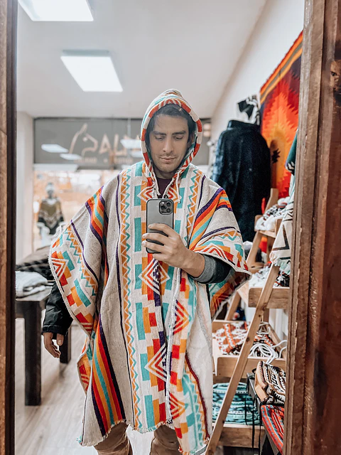 Poncho Telar Premium Full Color