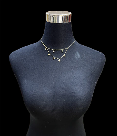 Collar Golden Cruz