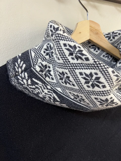 Poncho Tres Puntas Black