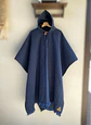 Poncho Capucha Full Blue - thumbnail 1