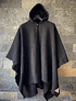 Premium Full Black Poncho