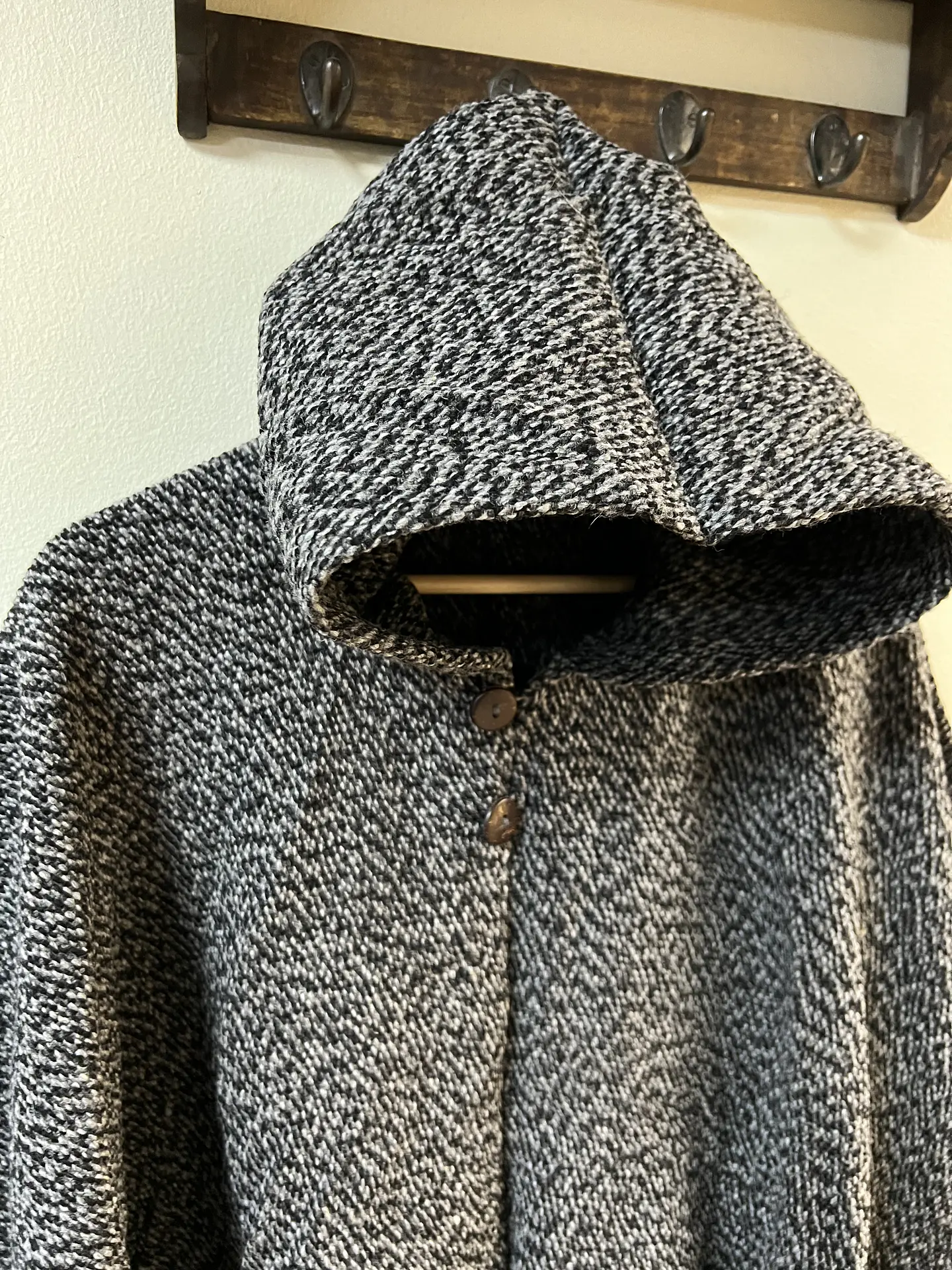 Poncho Premium Lana Torcida Turbillon 2