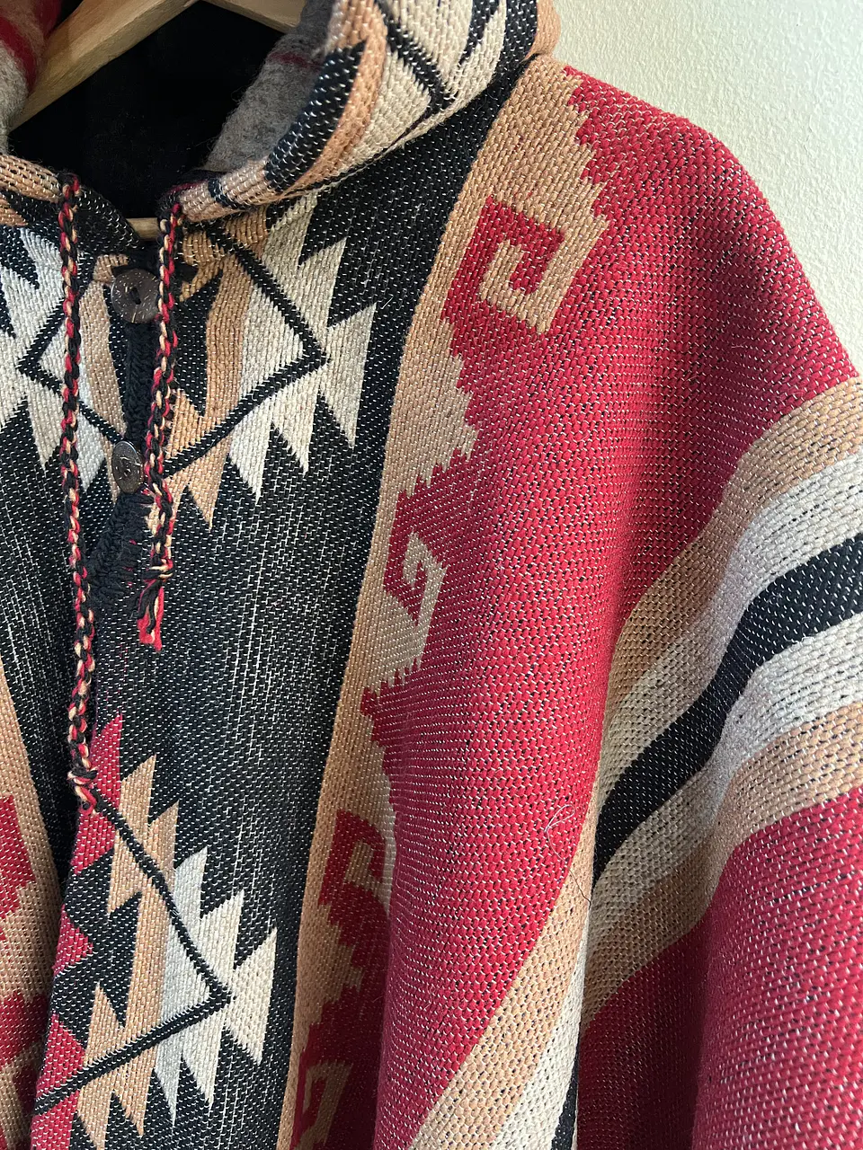Poncho Telar Fuego Maya 3