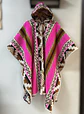 Poncho Telar Premium Fuccia  - Miniatura 1