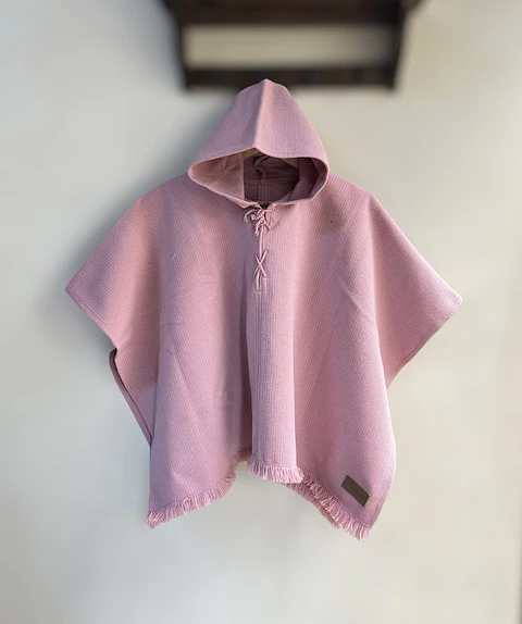 Poncho Exclusivo Niño/a Palo Rosa