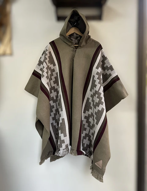Poncho Araucano Beige