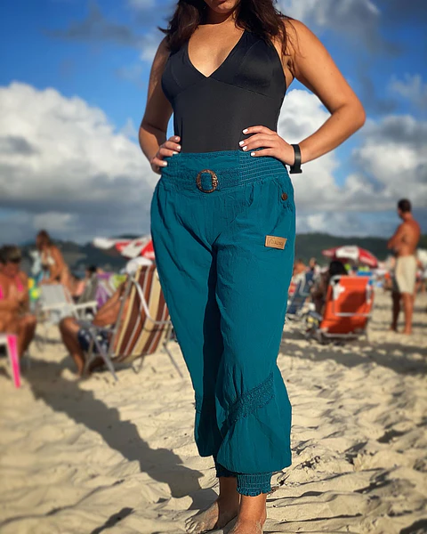 Pantalón Alpakia Turquesa