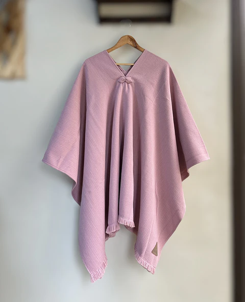Poncho Exclusivo Palo Rosa Tradicional