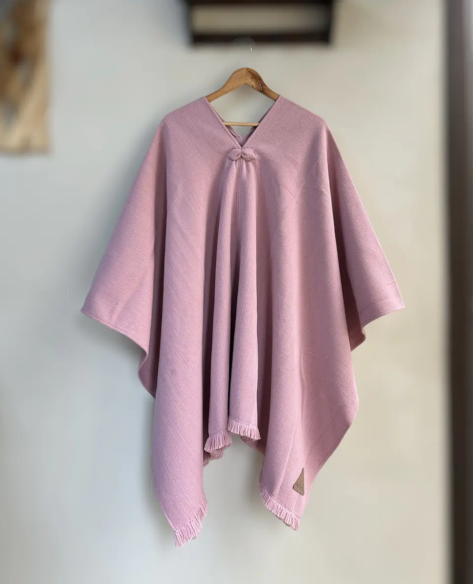 Poncho Exclusivo Palo Rosa Tradicional 1