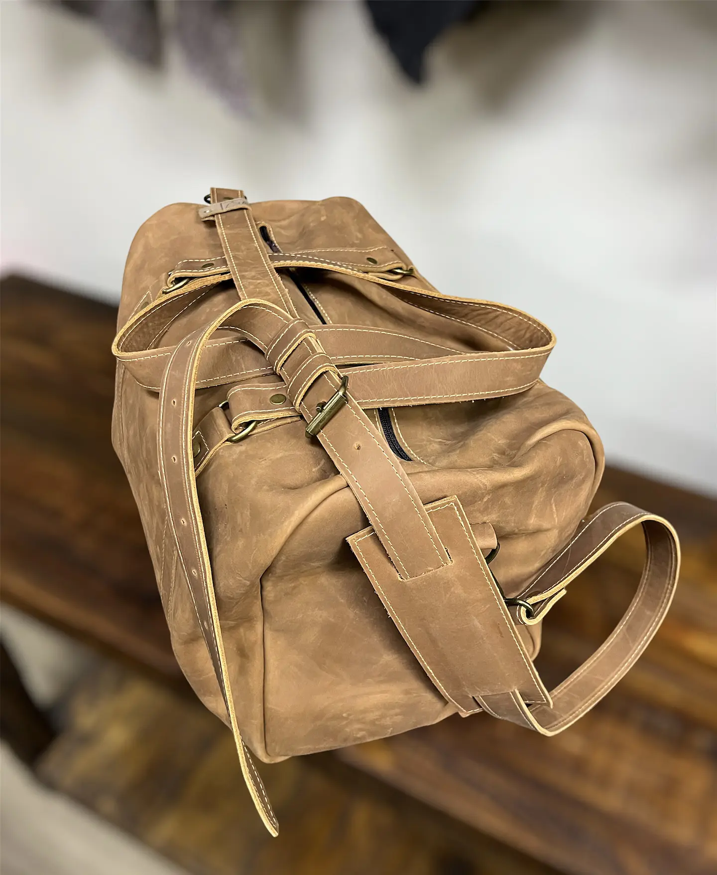 Bolso Viajero Mediano Claro 2