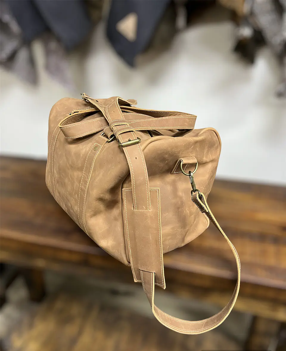 Bolso Viajero Mediano Claro 3