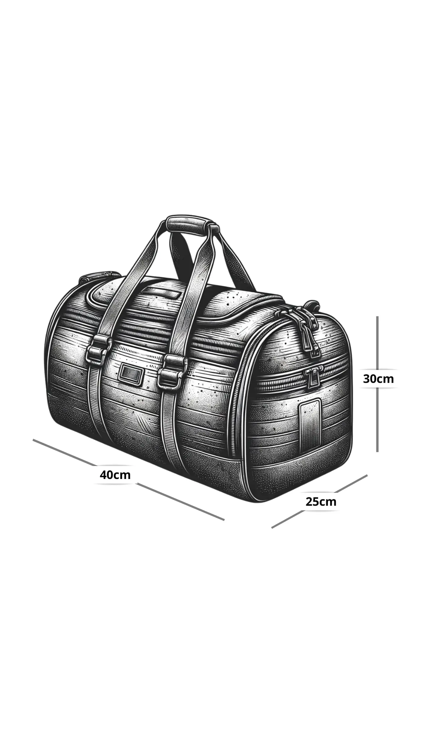 Bolso Viajero Mediano Claro 4