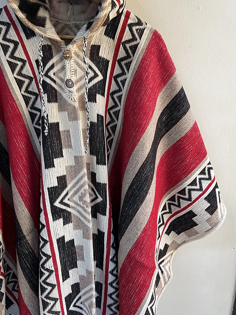 Poncho Telar Fuego