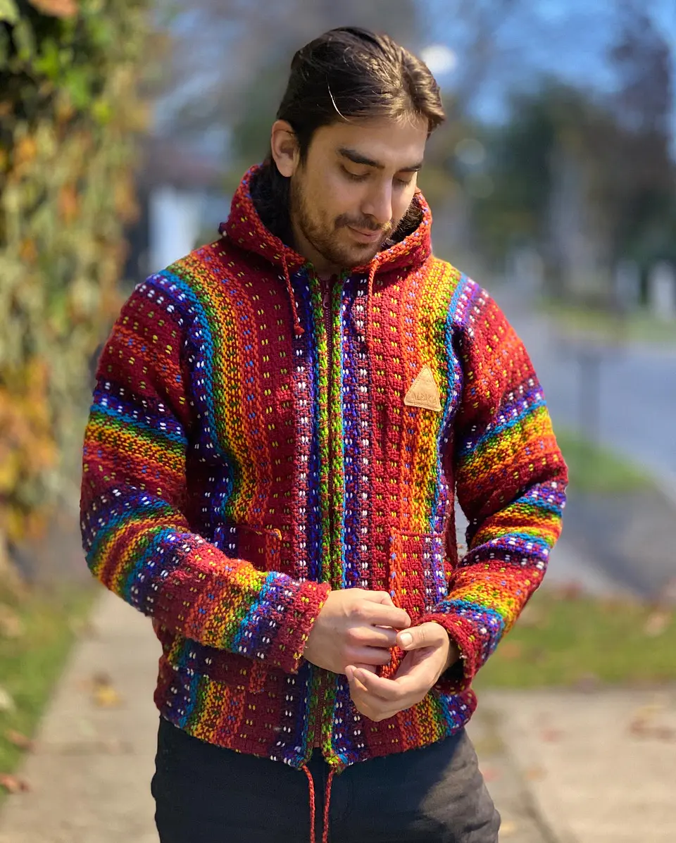 Poleron Alpakia Rojo 1