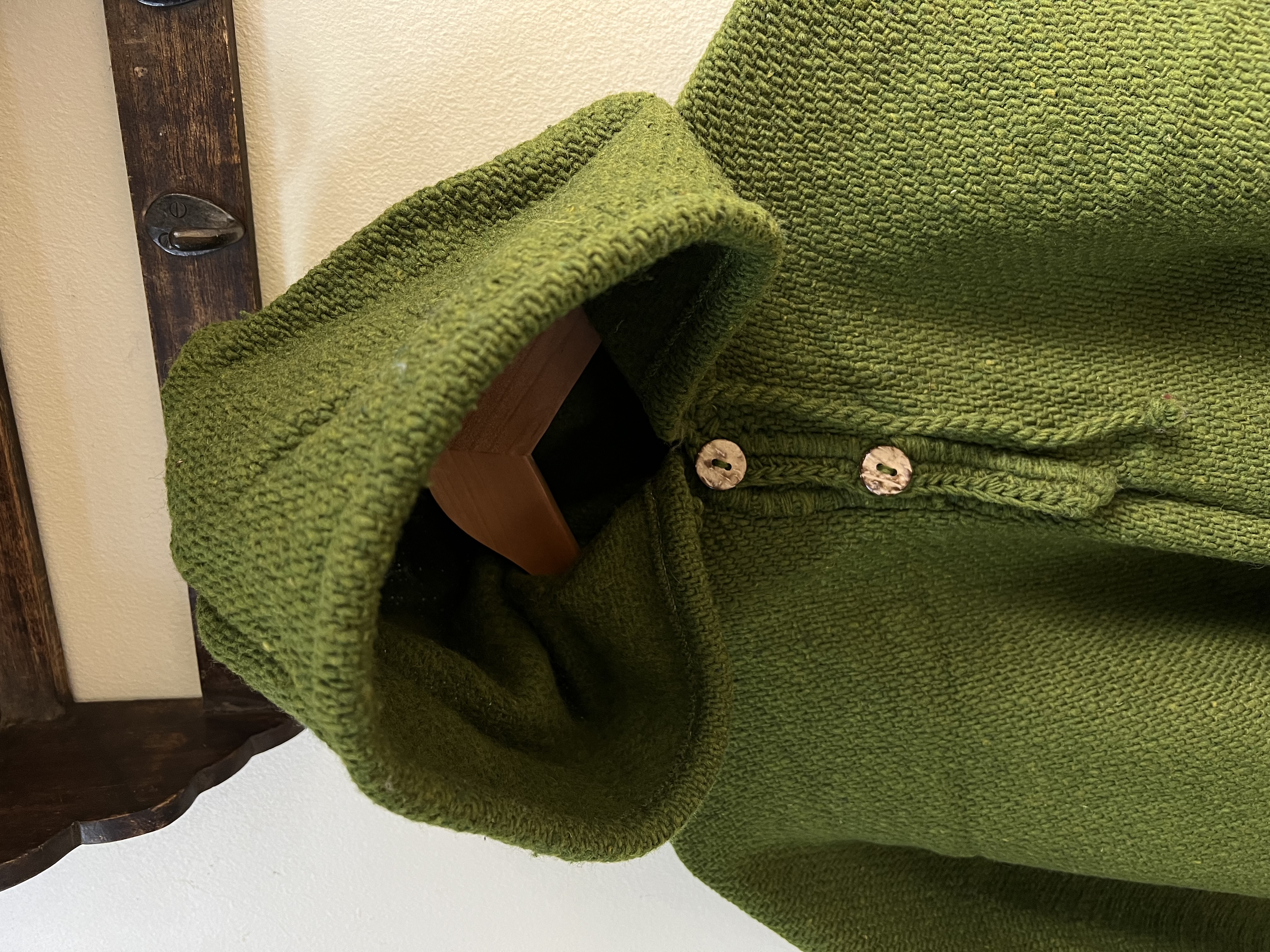 Poncho Capucha Verde