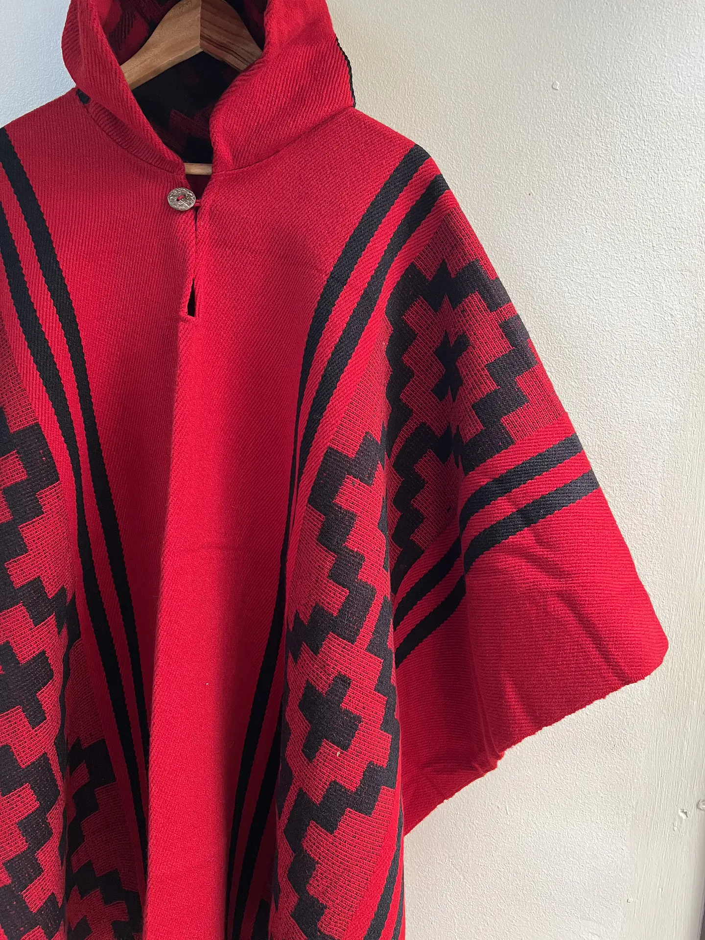 Poncho Araucano Rojo 2