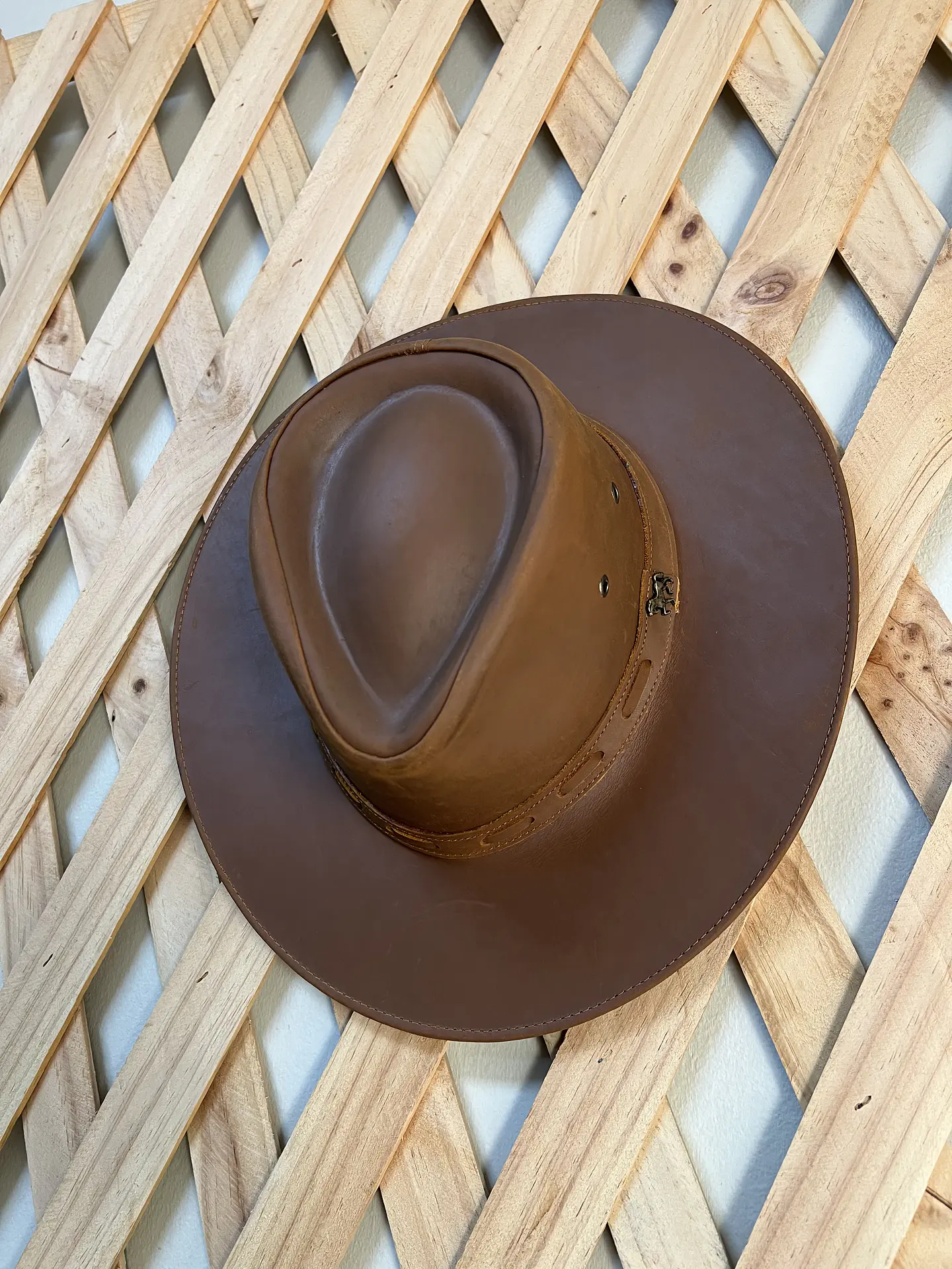 Sombrero Australiano Cuero 3