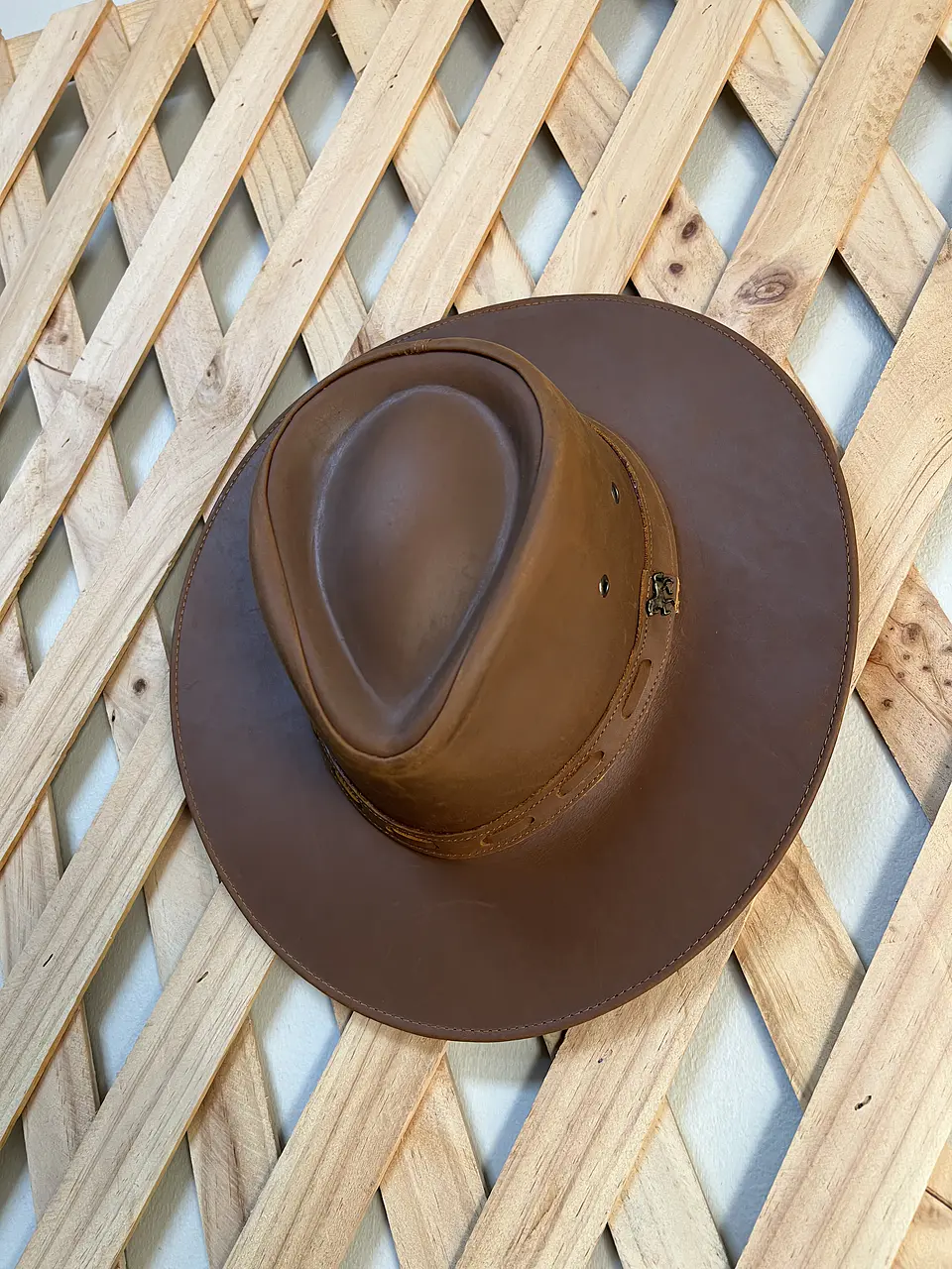 Sombrero Australiano Cuero 3