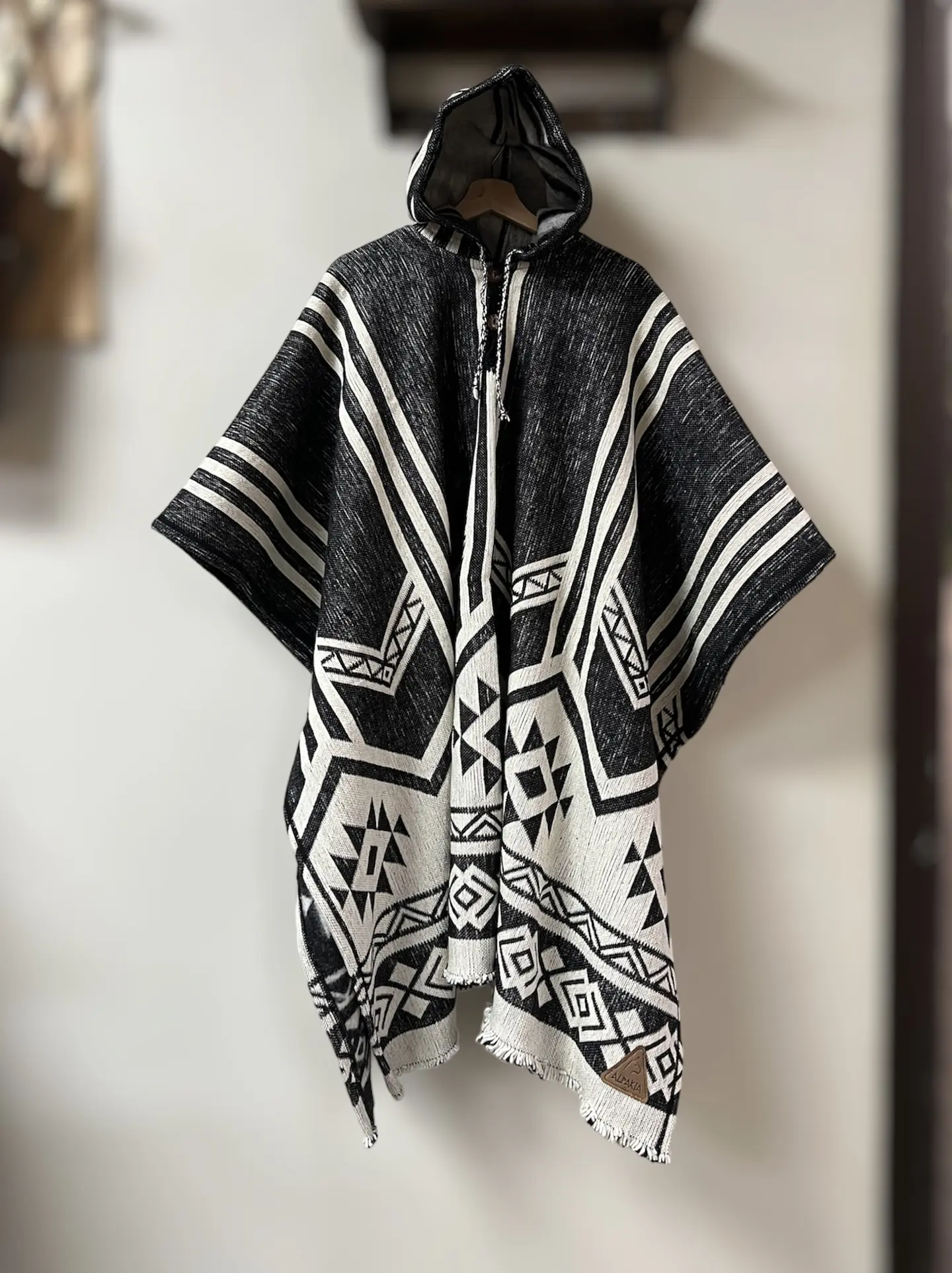 poncho Telar Guerrero Invierno 1