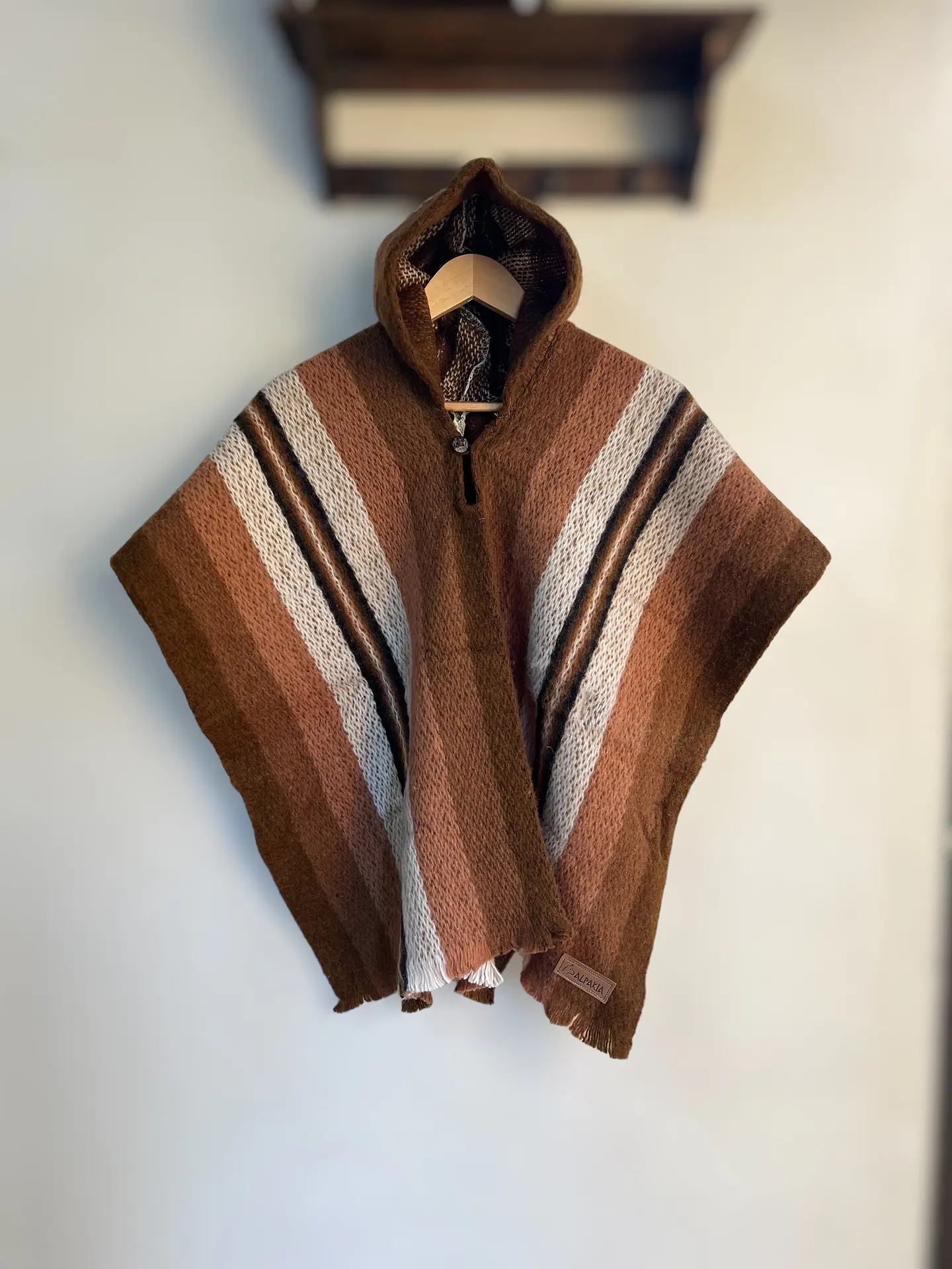 Poncho Niño/a Cafe Talla 6 - 8 1