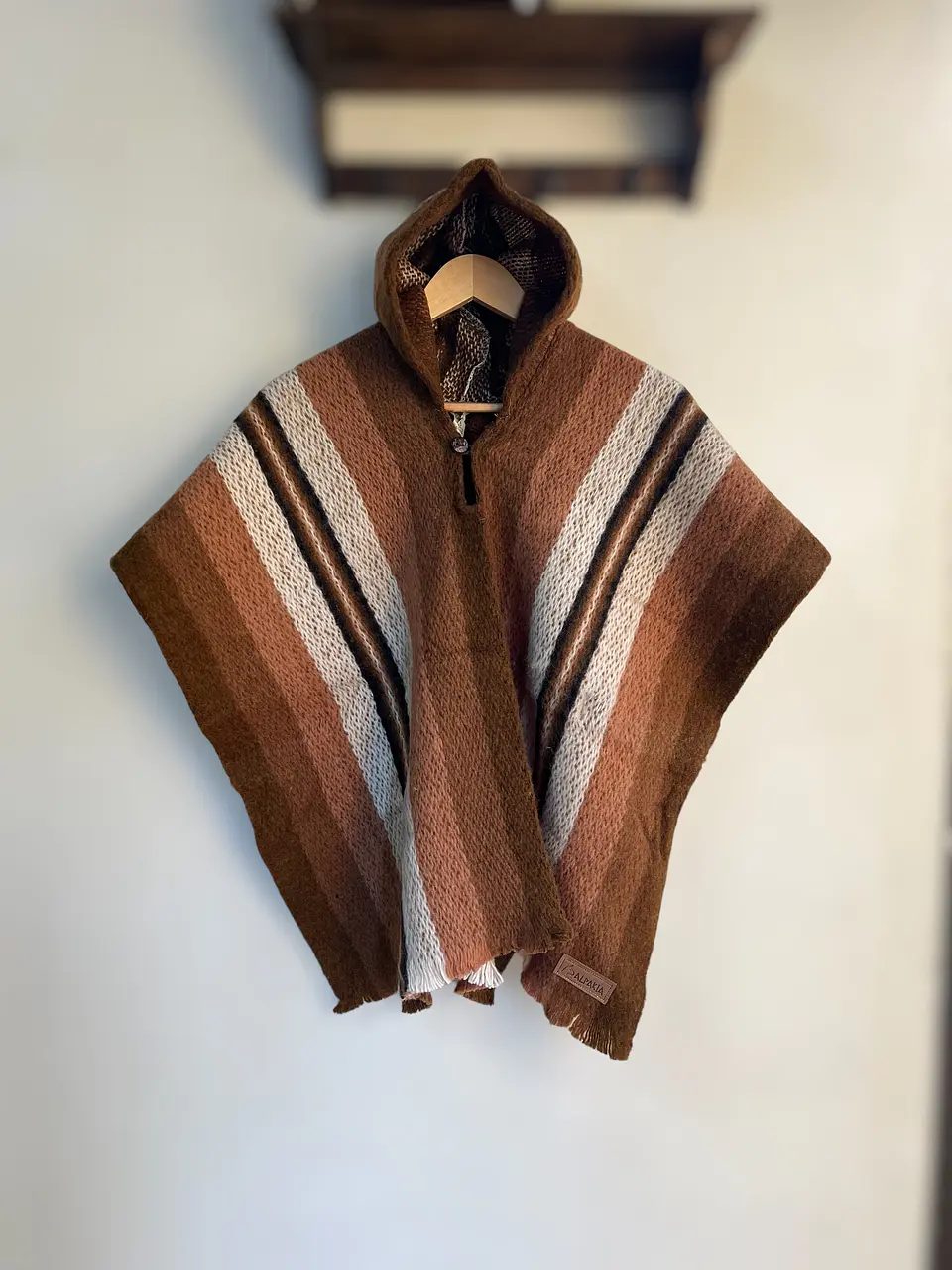 Poncho Niño/a Cafe Talla 6 - 8 1