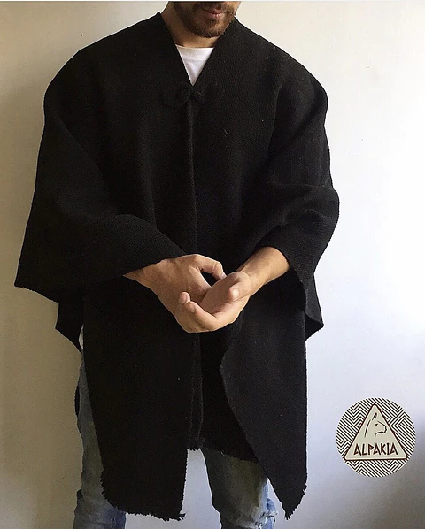 Poncho Premium Tradicional Negro