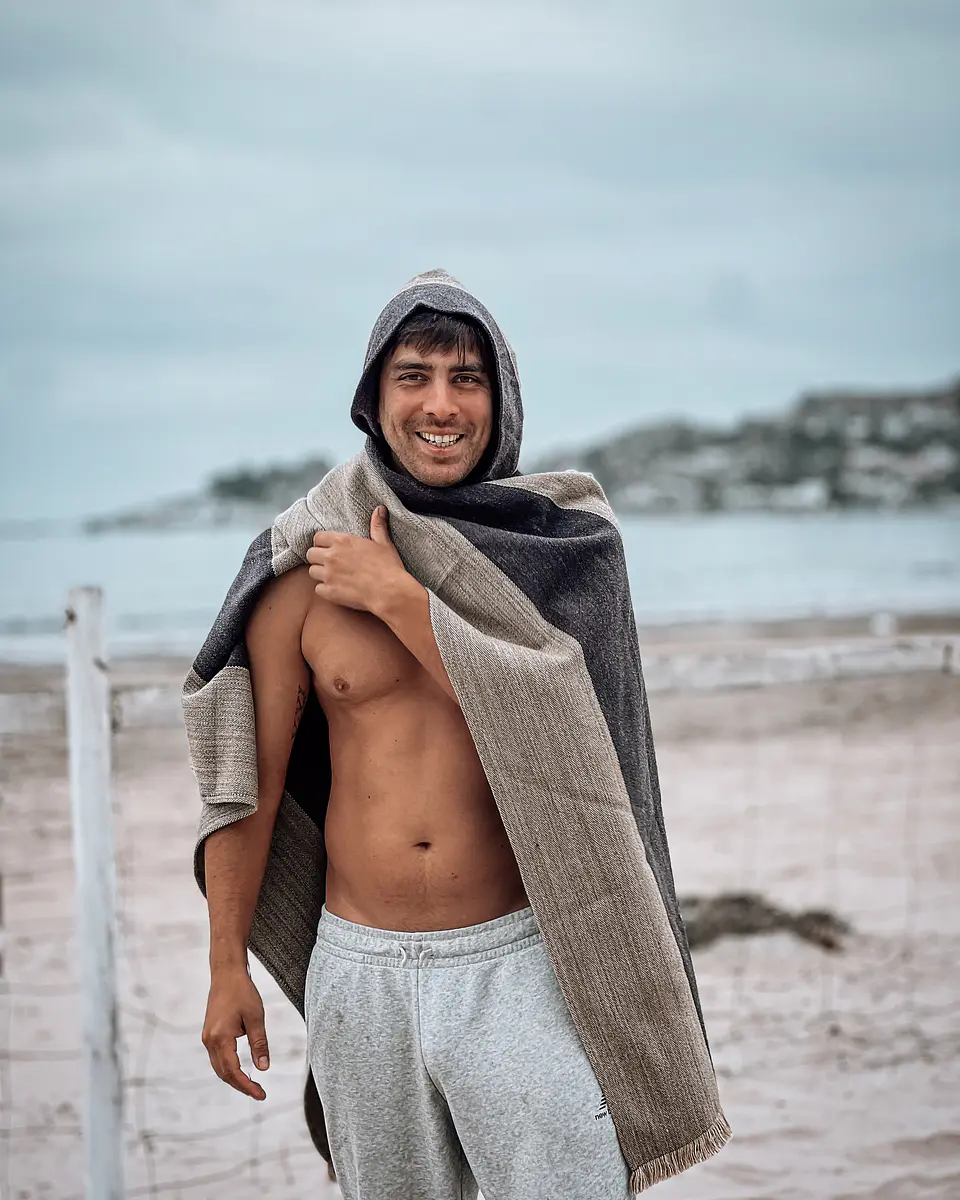 Poncho Exclusivo Rayas 2