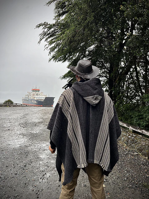 Poncho Exclusivo Marengo Rayas