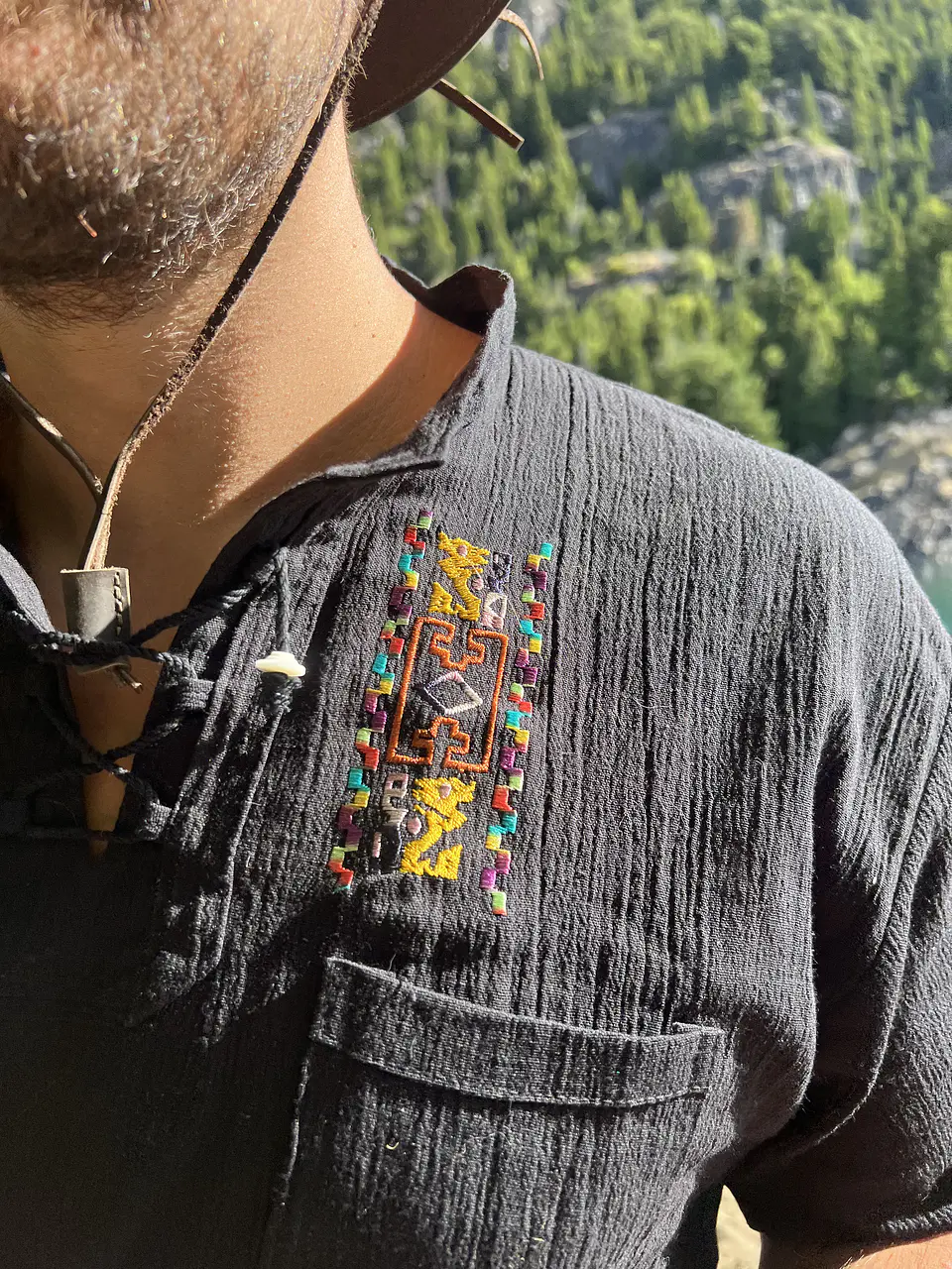 Camisa Andina Negra 2