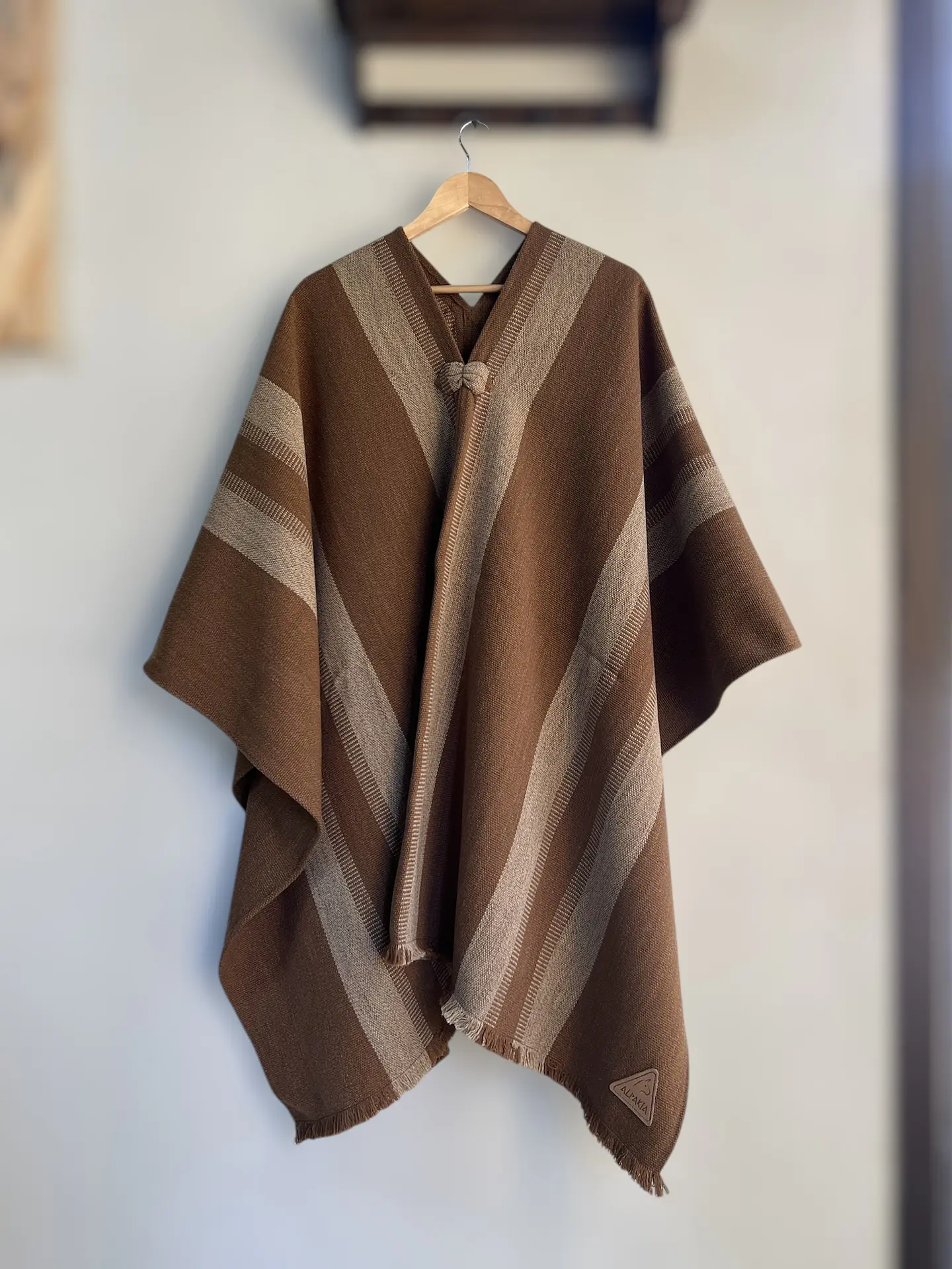 Poncho Exclusivo Café Raya Tradicional 1