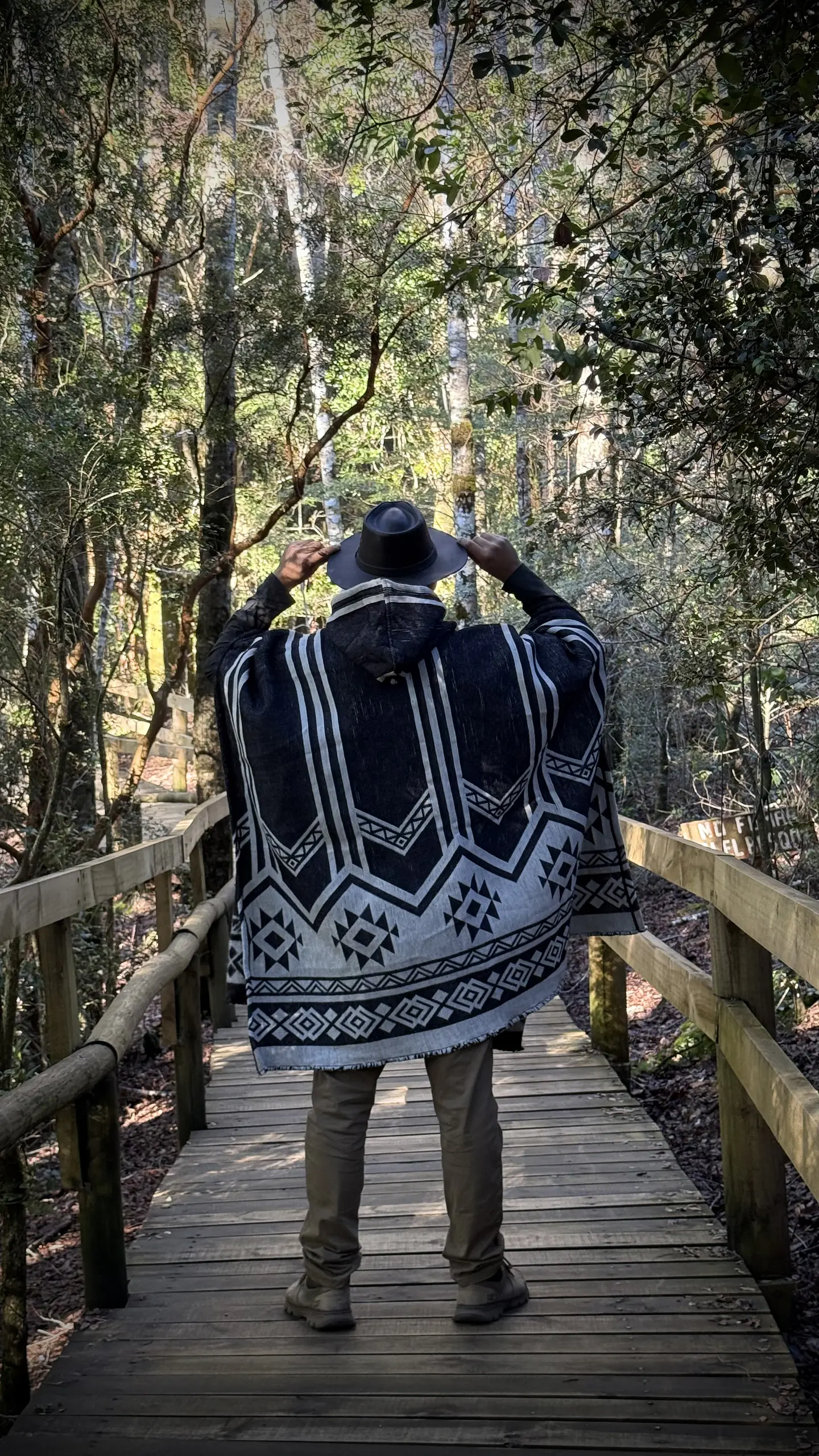 poncho Telar Guerrero Invierno 2