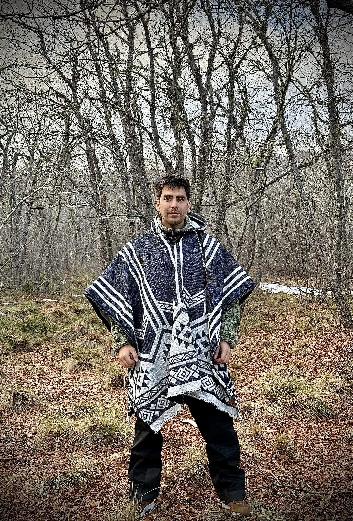 poncho Telar Guerrero Invierno 3