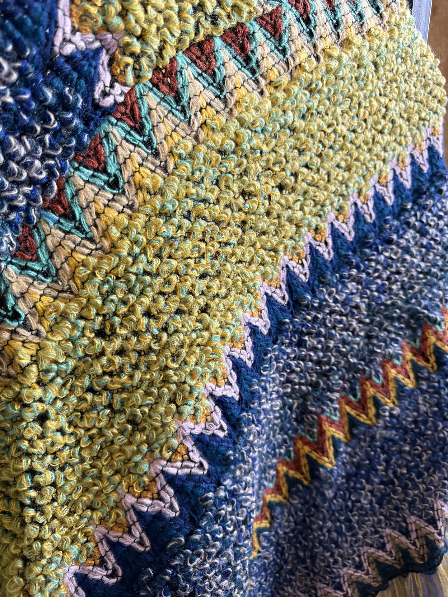 Poncho Tres Punta Van Gogh 2
