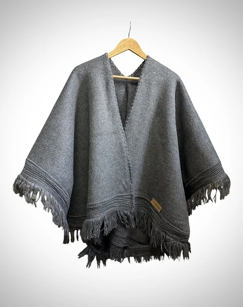 Ruana Alpakia gris