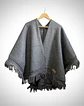 Ruana Alpakia gris - thumbnail 1